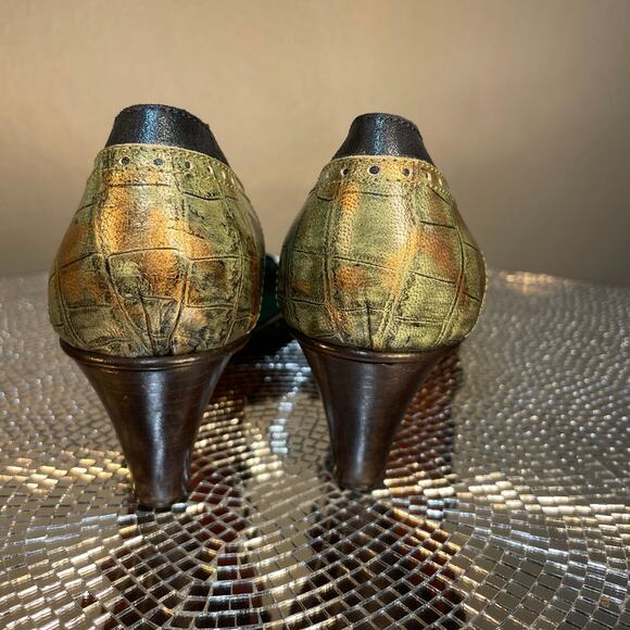 Italian kitten heel Mary Jane shoes size 37 - Picture 11 of 16